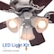Commercial Cool 42 Ceiling Fan 5-Blade With Pull Chain And Light Kit CCF45P20 - alternate 5